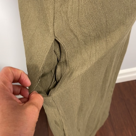 Zara rayon sleeveless belted shirt dress - Picture 10 of 13